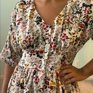 Free Ship - Floral Dress